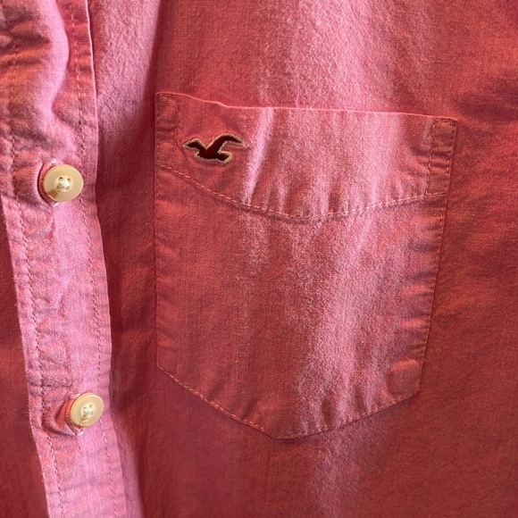 Hollister Stretch Button-down Size Small - Picture 2 of 4